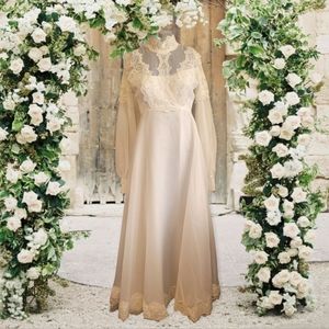 Vintage 70s Wedding Dress